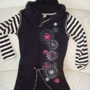 ME TOO HOODED DRESS TUNIC TOP